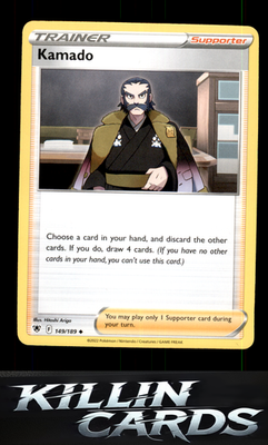 Kamado 149/189 Pokemon Uncommon SWSH10: Astral Radiance Card NM