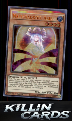 1st Edition Naelshaddoll Ariel MP21-EN245 YuGiOh Ultra Rare 2021 Tin of Ancient