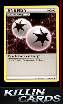 Double Colorless Energy 114/124 Pokemon Uncommon XY - Fates Collide Card NM