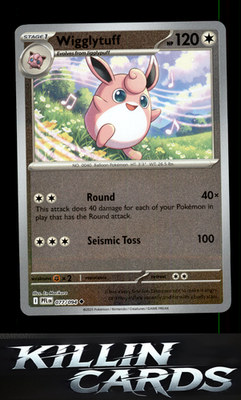 Reverse Holofoil Wigglytuff - 077/094 077/094 Pokemon Uncommon ME02: Phantasmal