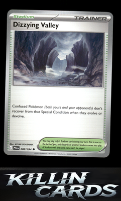 Dizzying Valley 088/094 Pokemon Uncommon ME02: Phantasmal Flames Card NM