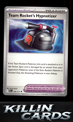 Team Rocket's Hypnotizer 206/217 Pokemon Uncommon ME: Ascended Heroes Card NM