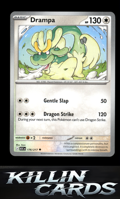 Drampa 176/217 Pokemon Uncommon ME: Ascended Heroes Card NM