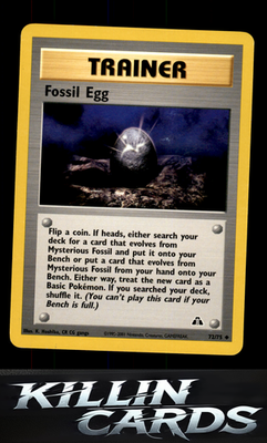 Fossil Egg 72/75 Pokemon Uncommon Neo Discovery Card LP