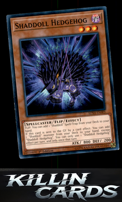1st Edition Shaddoll Hedgehog SDSH-EN005 YuGiOh Common Structure Deck: Shaddoll