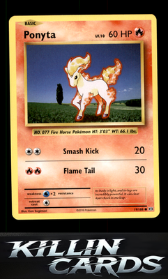 Ponyta 19/108 Pokemon Common XY - Evolutions Card NM