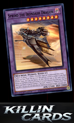1st Edition Sprind the Irondash Dragon SDAZ-EN045 YuGiOh Common Structure Deck: