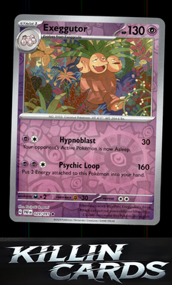Exeggutor 024/091 Pokemon Rare SV: Paldean Fates Card NM