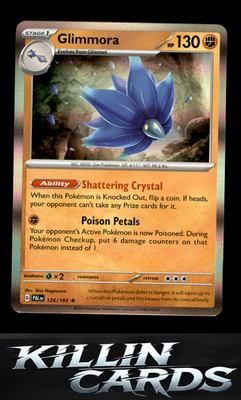 Glimmora 126/193 Pokemon Rare SV02: Paldea Evolved Card NM