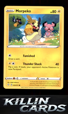 Morpeko (036) 036/072 Pokemon Common Shining Fates Card NM