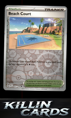 Reverse Holofoil Beach Court 167/198 Pokemon Uncommon SV01: Scarlet & Violet Bas