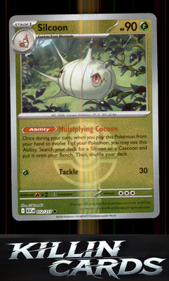 Reverse Holofoil Silcoon (Love Ball) 012/217 Pokemon Common ME: Ascended Heroes