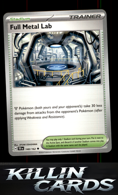 Full Metal Lab 148/162 Pokemon Uncommon SV05: Temporal Forces Card NM