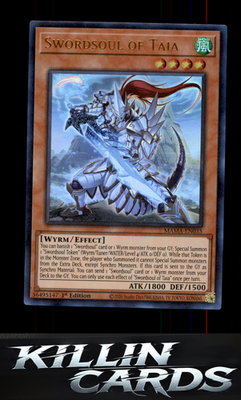 1st Edition Swordsoul of Taia MAMA-EN035 YuGiOh Ultra Rare Magnificent Mavens Ca