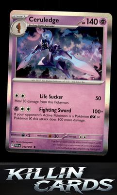Ceruledge - 040/091 040/091 Pokemon Rare SV: Paldean Fates Card NM