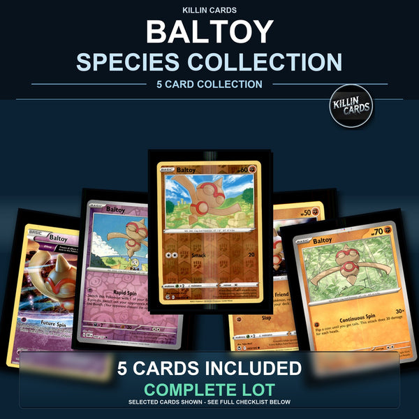 Pokemon TCG Baltoy Species Collection 5 Different Cards