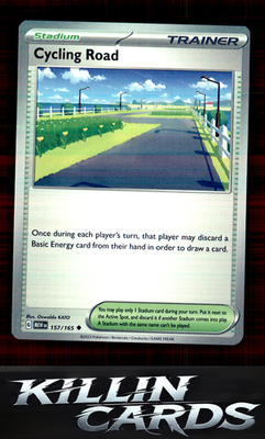 Cycling Road 157/165 Pokemon Uncommon SV: Scarlet & Violet 151 Card NM