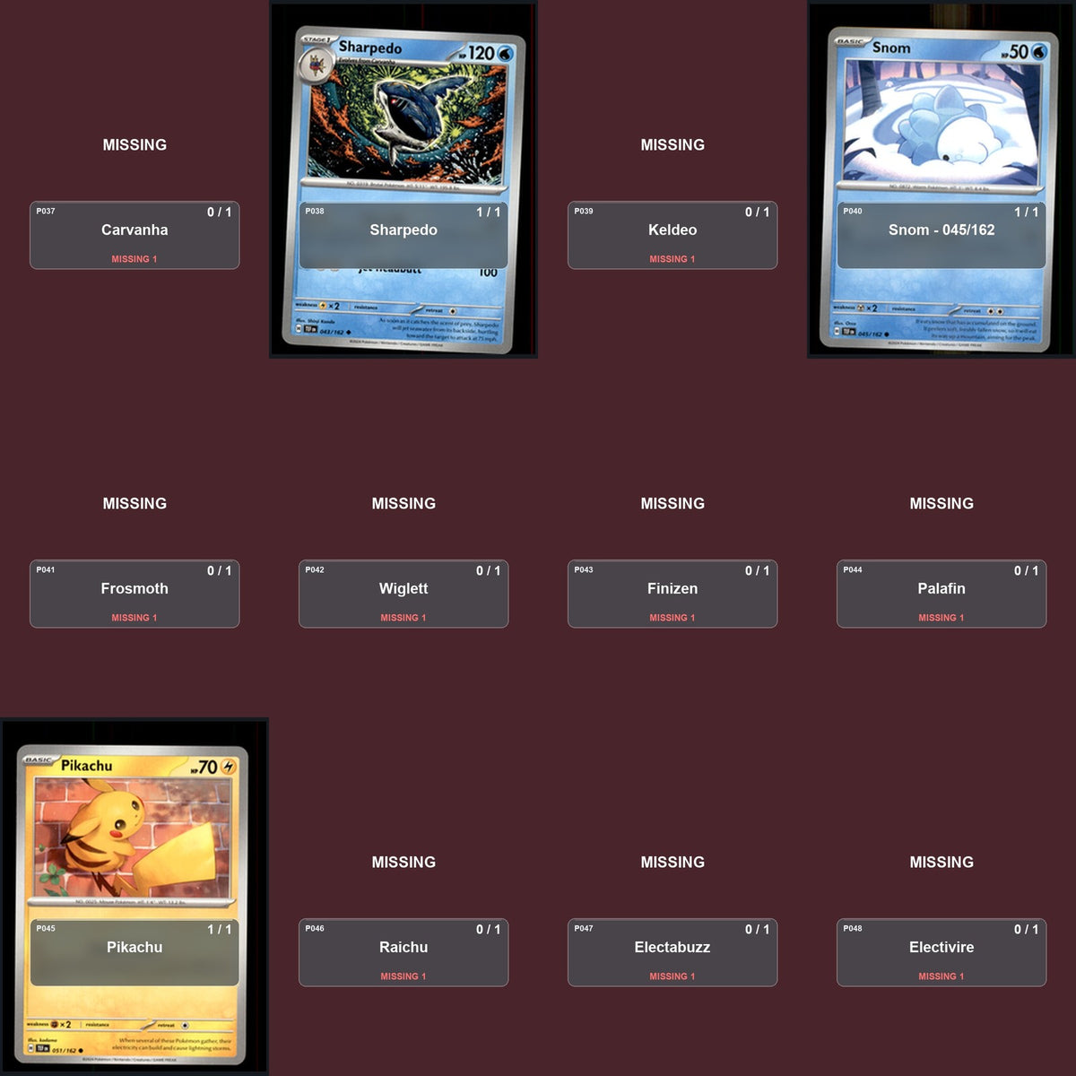 Pokemon TCG SV05: Temporal Forces C/UC/R Standard Set 45 Cards