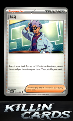 Jacq - 175/198 175/198 Pokemon Uncommon SV01: Scarlet & Violet Base Set Card NM