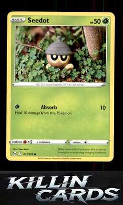 Seedot 011/196 Pokemon Common SWSH11: Lost Origin Card NM