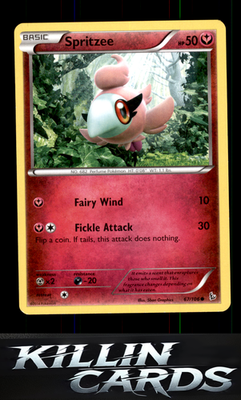 Spritzee 67/106 Pokemon Common XY - Flashfire Card LP
