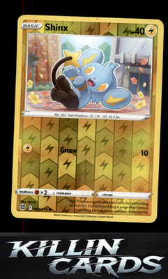 Reverse Holofoil Shinx 049/172 Pokemon Common SWSH09: Brilliant Stars Card NM