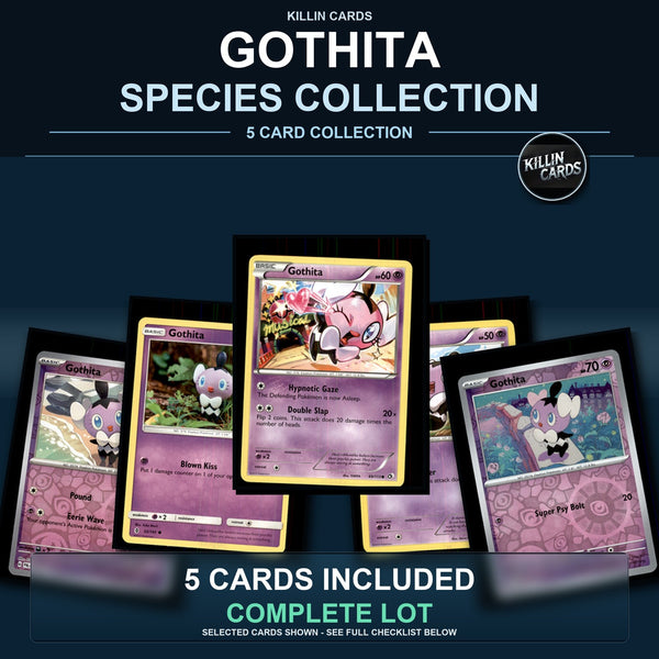 Pokemon TCG Gothita Species Collection 5 Different Cards