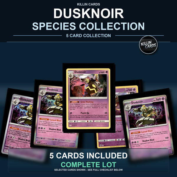Pokemon TCG Dusknoir Species Collection 5 Different Cards