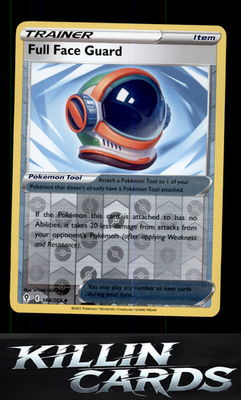Reverse Holofoil Full Face Guard 148/203 Pokemon Uncommon SWSH07: Evolving Skies