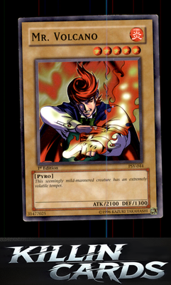 1st Edition Mr. Volcano PSV-044 YuGiOh Common Pharaoh's Servant Card NM