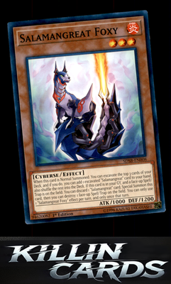 1st Edition Salamangreat Foxy SDSB-EN008 YuGiOh Common Structure Deck: Soulburne