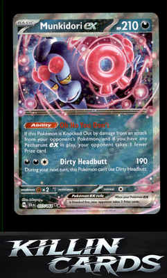 Munkidori ex - 037/064 037/064 Pokemon Double Rare SV: Shrouded Fable Card NM
