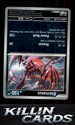 Reverse Holofoil Eternatus 069/094 Pokemon Uncommon ME02: Phantasmal Flames Card