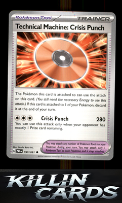 Technical Machine: Crisis Punch 090/091 Pokemon Uncommon SV: Paldean Fates Card