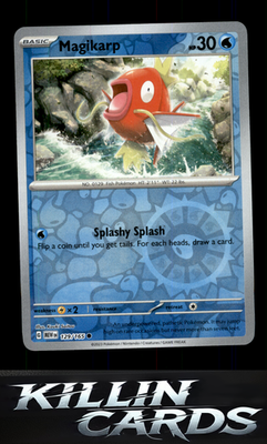 Reverse Holofoil Magikarp 129/165 Pokemon Common SV: Scarlet & Violet 151 Card N