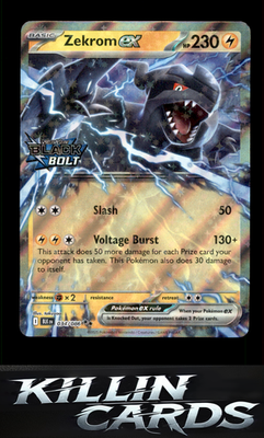Zekrom ex (Black Bolt Stamped) 034/086 Pokemon Double Rare Miscellaneous Cards &