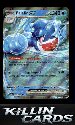 Palafin ex - 061/167 061/167 Pokemon Double Rare SV06: Twilight Masquerade Card