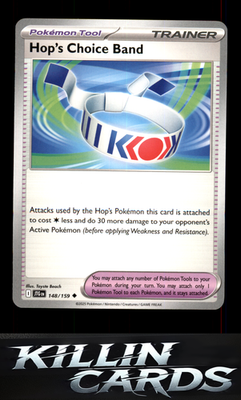 Hop's Choice Band 148/159 Pokemon Uncommon SV09: Journey Together Card NM
