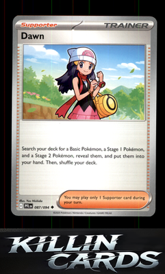 Dawn 087/094 Pokemon Uncommon ME02: Phantasmal Flames Card NM