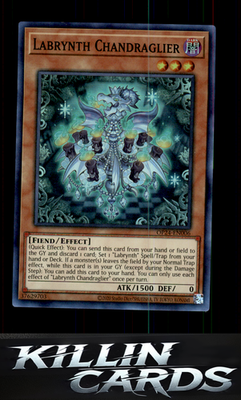 Labrynth Chandraglier OP24-EN006 YuGiOh Super Rare OTS Tournament Pack 24 Card N