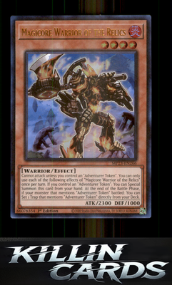 Magicore Warrior of the Relics MP23-EN266 YuGiOh Ultra Rare 25th Anniversary Tin