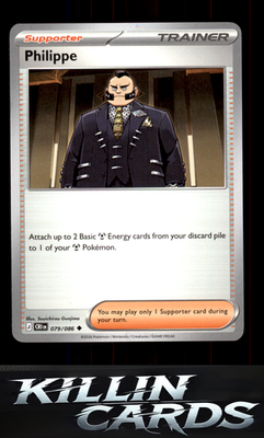 Philippe - 079/086 079/086 Pokemon Uncommon ME04: Chaos Rising Card NM