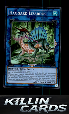 Haggard Lizardose OP28-EN009 YuGiOh Super Rare OTS Tournament Pack 28 Card NM