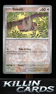 Reverse Holofoil Slakoth - 145/191 145/191 Pokemon Common SV08: Surging Sparks C