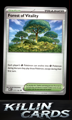 Forest of Vitality 117/132 Pokemon Uncommon ME01: Mega Evolution Card NM