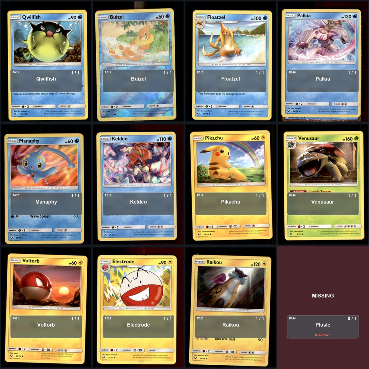 Pokemon TCG Shining Legends C/UC/R Standard Set 39 Cards