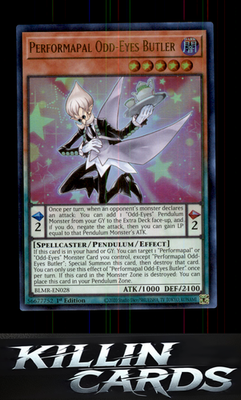 1st Edition Performapal Odd-Eyes Butler BLMR-EN028 YuGiOh Ultra Rare Battles of