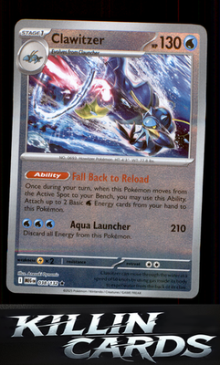 Reverse Holofoil Clawitzer - 038/132 038/132 Pokemon Rare ME01: Mega Evolution C