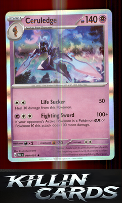 Ceruledge - 040/091 040/091 Pokemon Rare SV: Paldean Fates Card NM