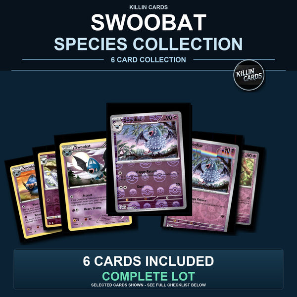 Pokemon TCG Swoobat Species Collection 6 Different Cards